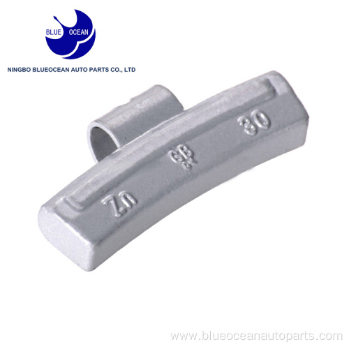 die casting self balancing zinc wheel weights clip